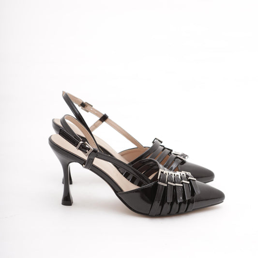 SLINGBACK CINTURINI NERO