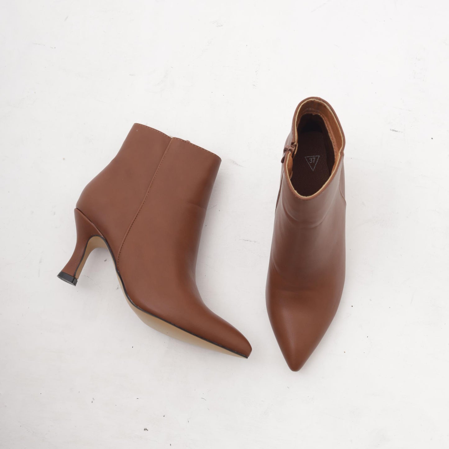 TRONCHETTO BASSO LISCIO CAMEL MP413PUCU CHOCOLA