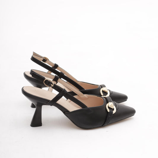 SLINGBACK MORSETTO NERO