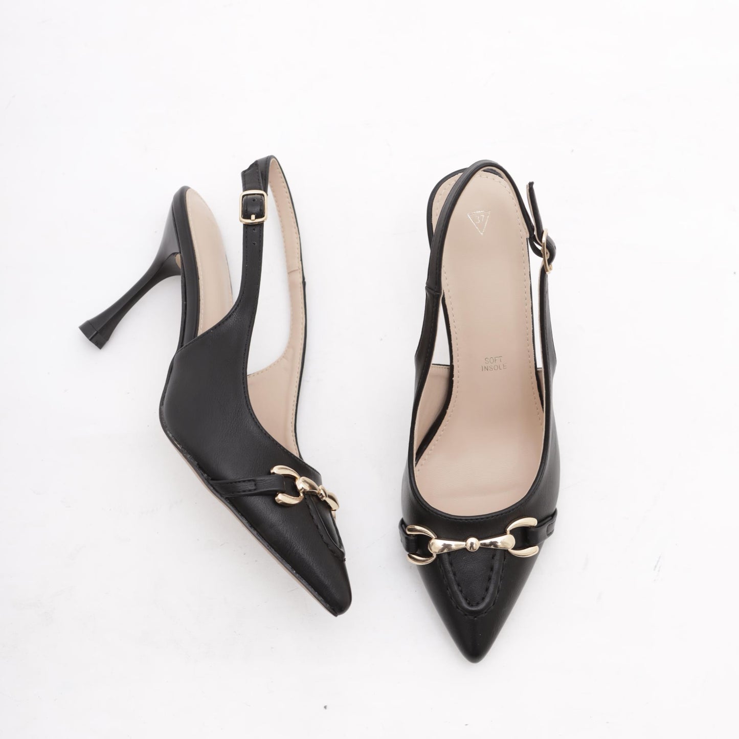 SLINGBACK MORSETTO NERO
