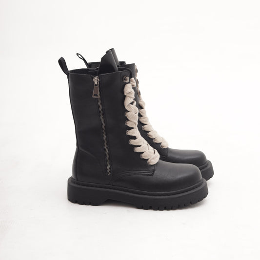 ANFIBIO ALTO CON ZIP NERO