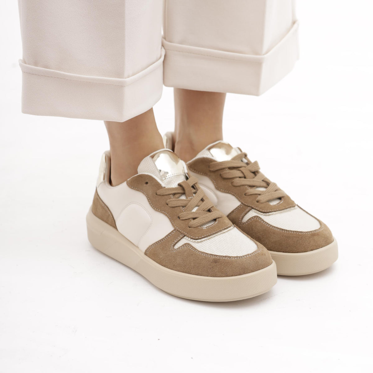 SNEAKERS LOW PANNA/TORTORA<BR/>