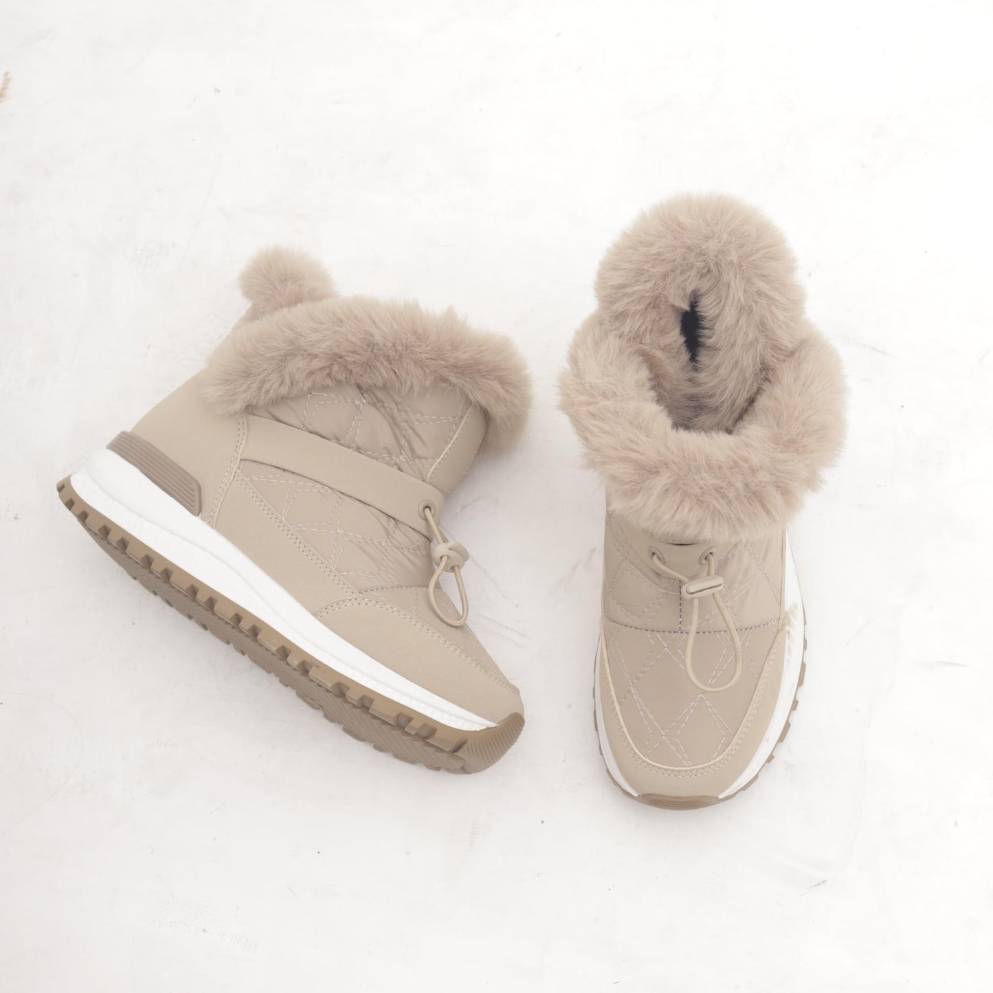 STIVALETTO SNEAKERS RUNNING TORTORA