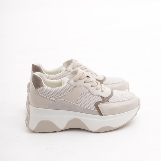 SNEAKERS OVERSIZE PANNA<BR/>