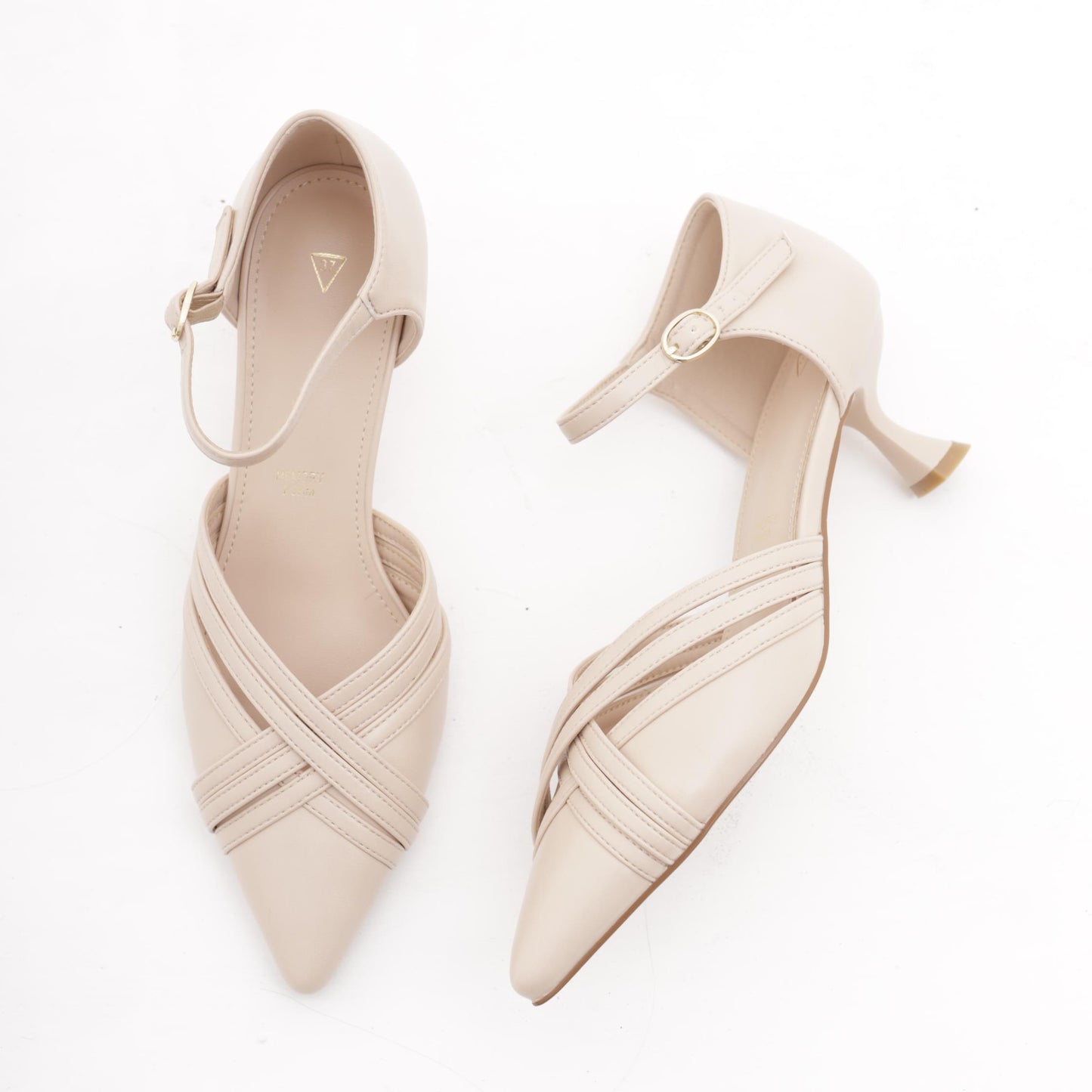 DECOLLETE' D'ORSAY CROSS NUDE