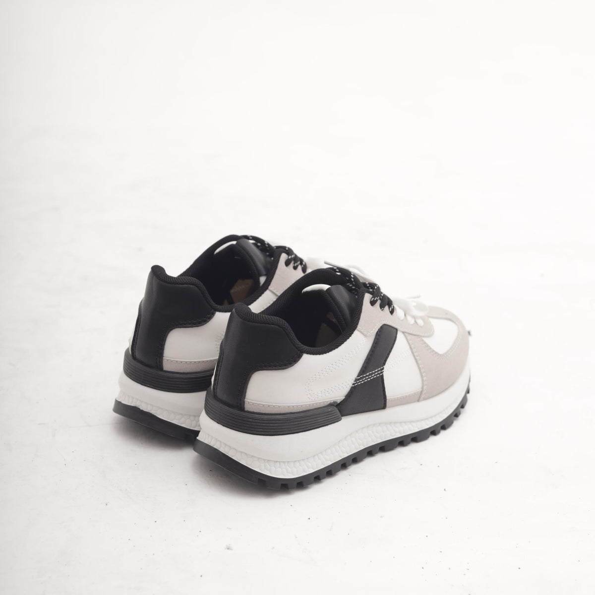 SNEAKERS RUNNING COLOUR BLOCK BIANCO