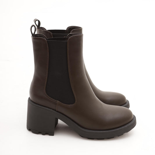 STIVALETTO ELASTICI TACCO TESTA DI MORO MP714PUTM CHOCOLA