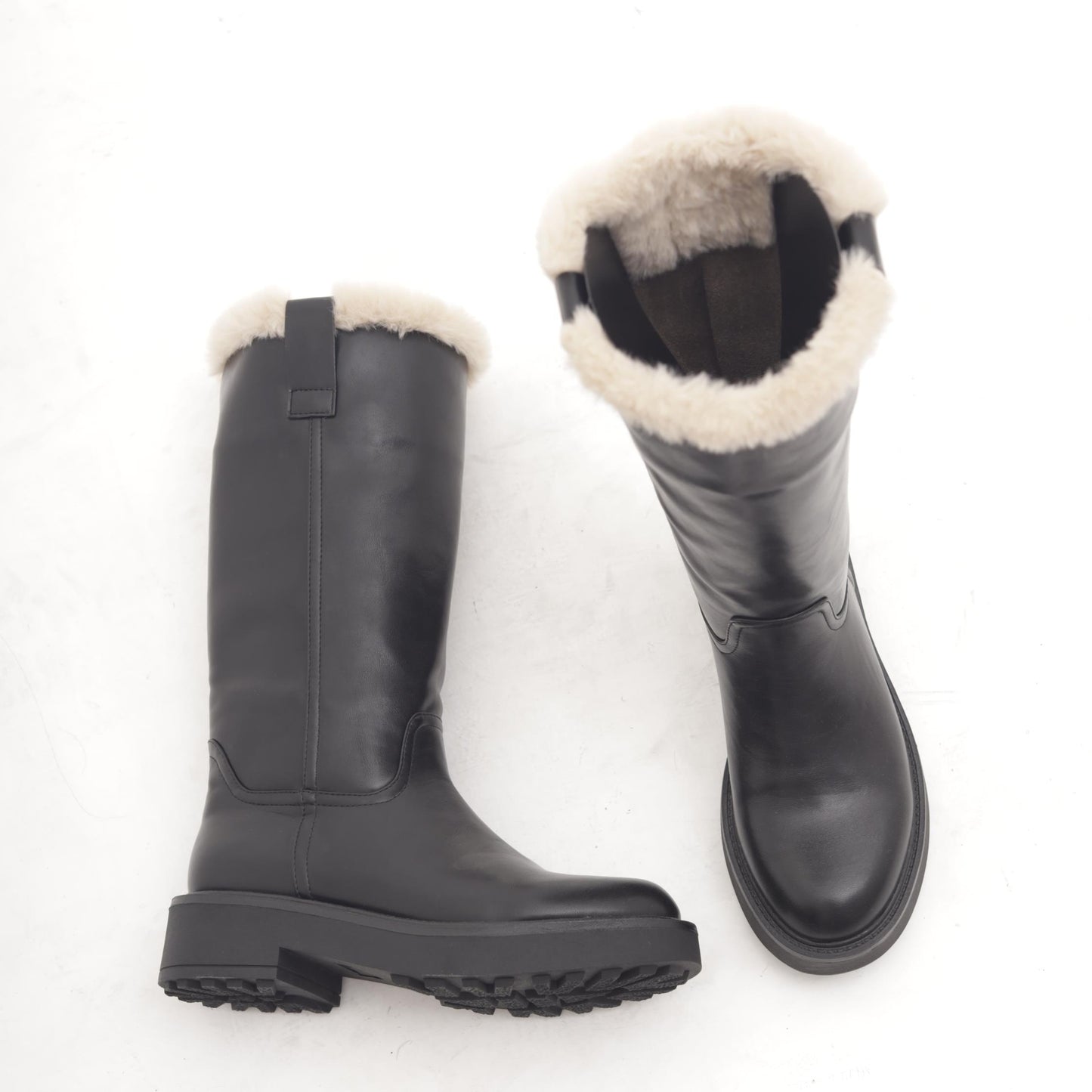 STIVALE LISCIO FUR NERO MP2746-2PUNE CHOCOLA