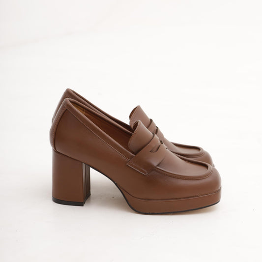 MOCASSINO PLATEAU LISCIO MARRONE MP624PUMR CHOCOLA