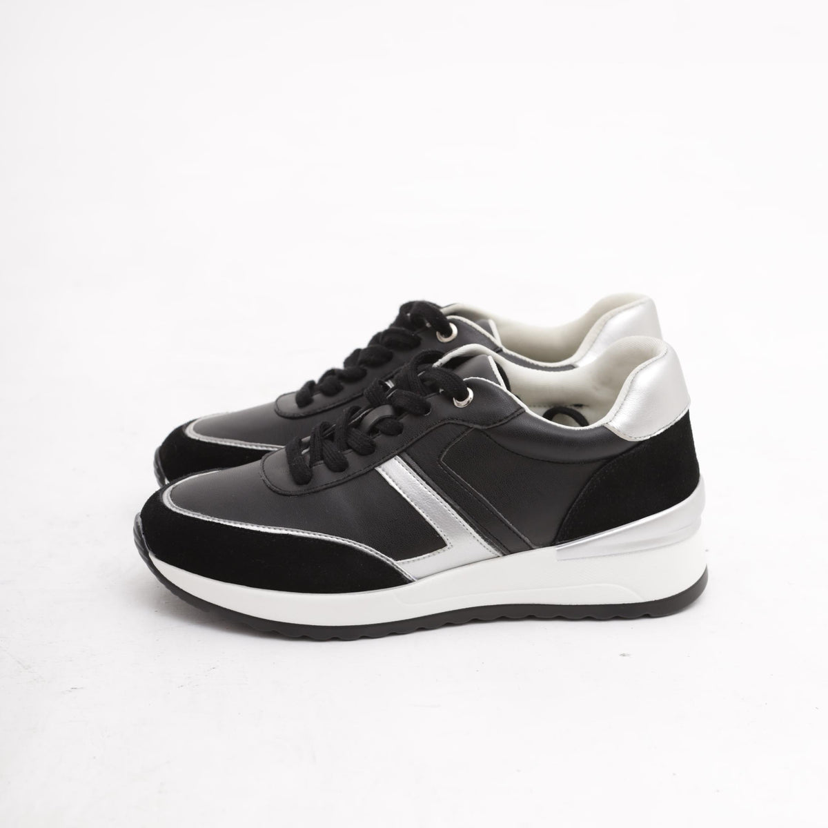 SNEAKERS ALTA NERO<BR/>