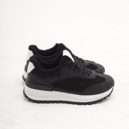 SNEAKERS RUNNING FUR NERO MP903-9FURNE CHOCOLA