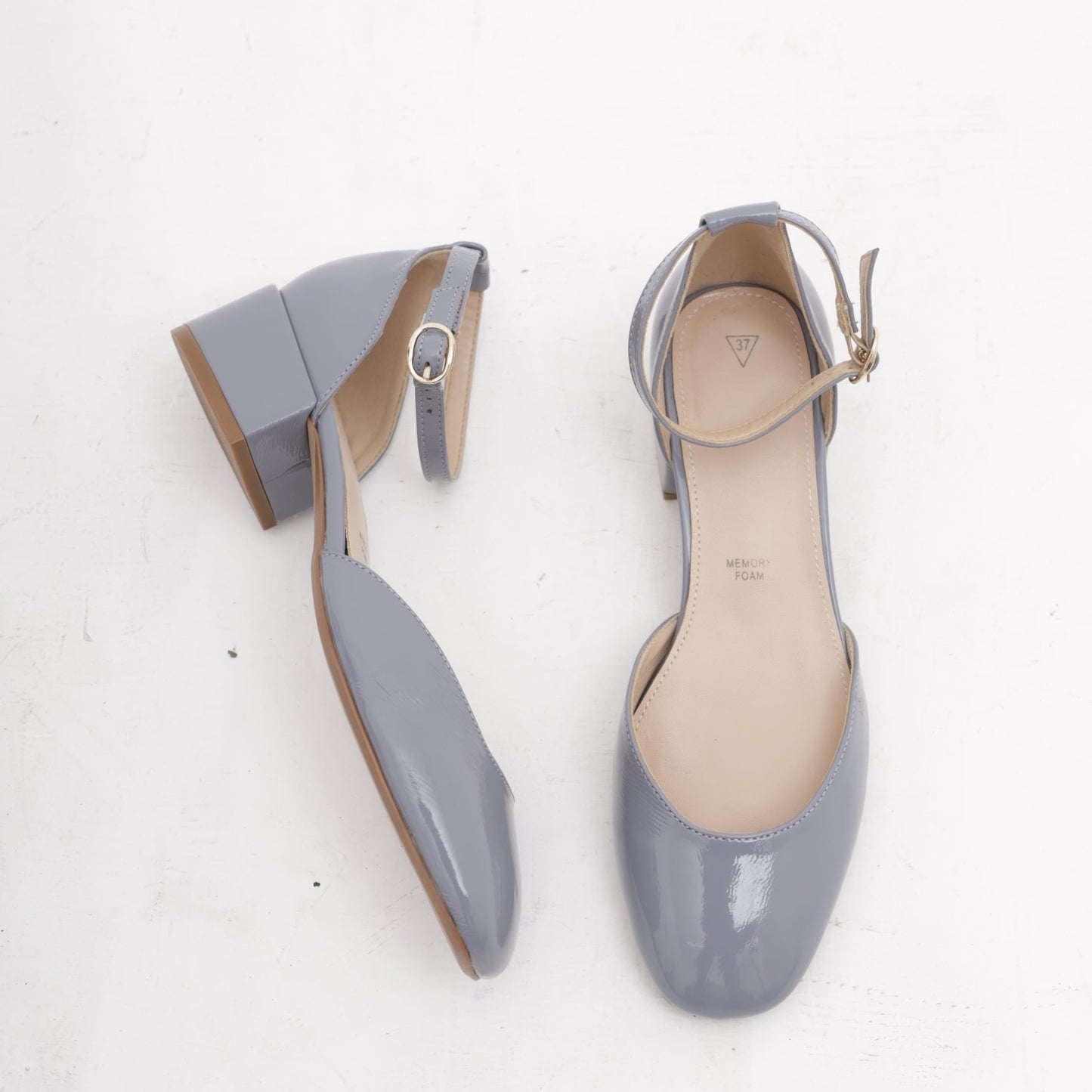 DECOLLETE' D'ORSAY BASSA AZZURRO