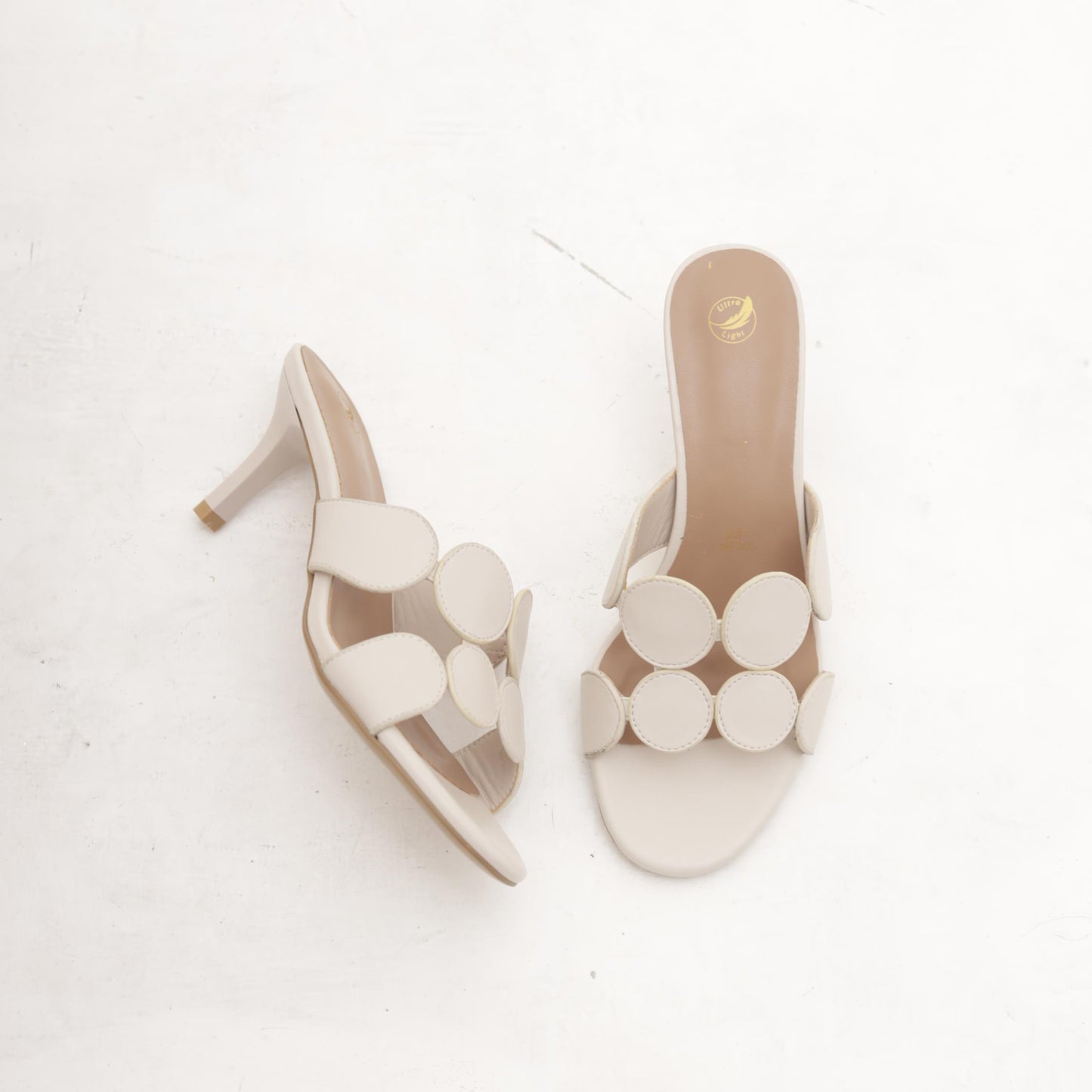 MULE CERCHI BEIGE