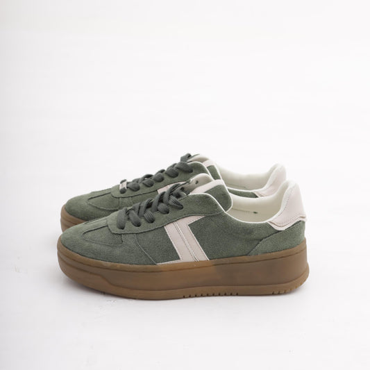 SNEAKERS PLATFORM VERDE<BR/>