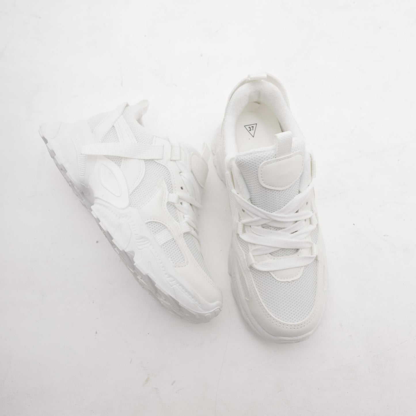 SNEAKERS TRACK BIANCO<BR/>