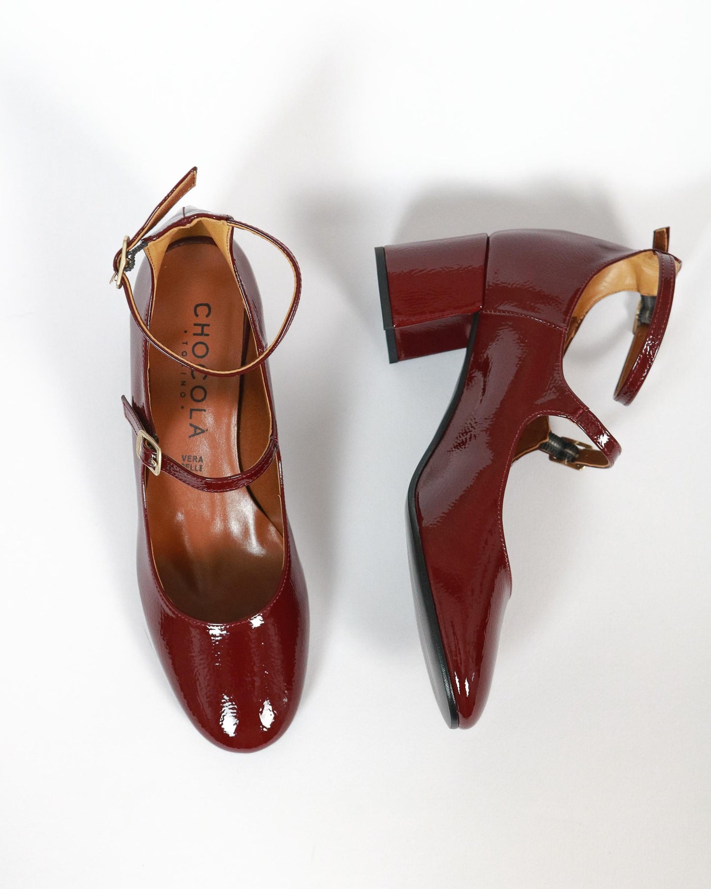 MARY JANE 2 CINTURINI BORDEAUX 9122VEBR CHOCOLA