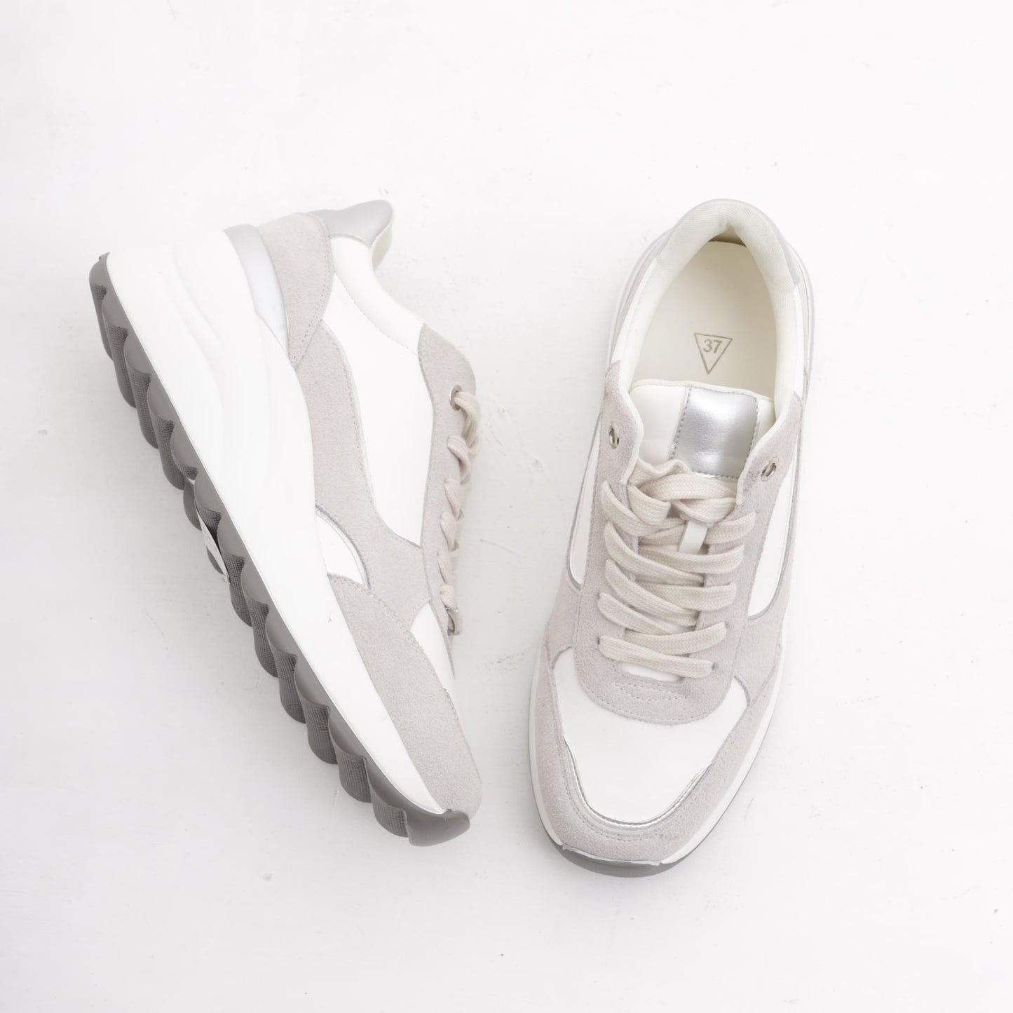 SNEAKERS ZEPPA BIANCO/GRIGIO<BR/>