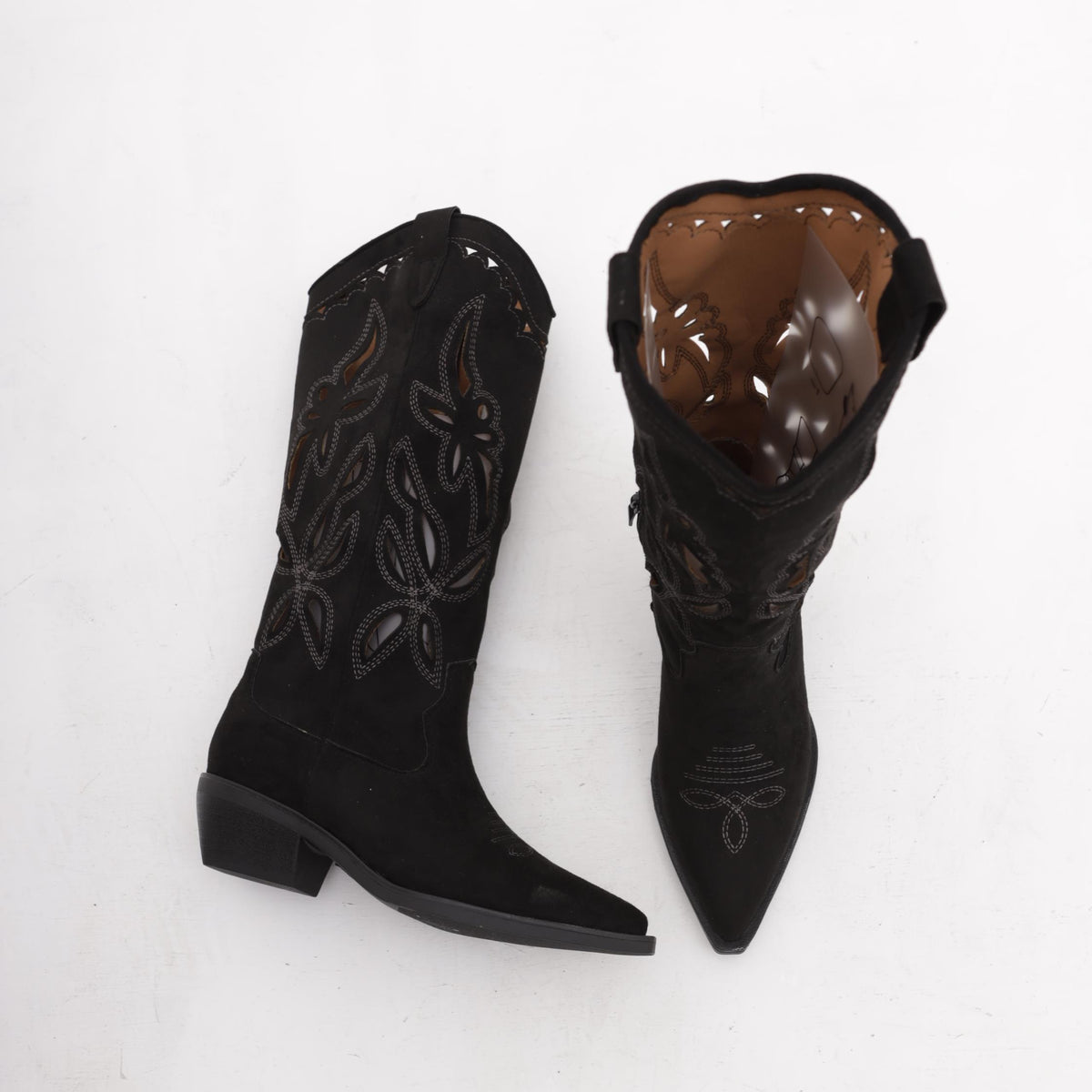 TEXANO RICAMO FORATO NERO<BR/>