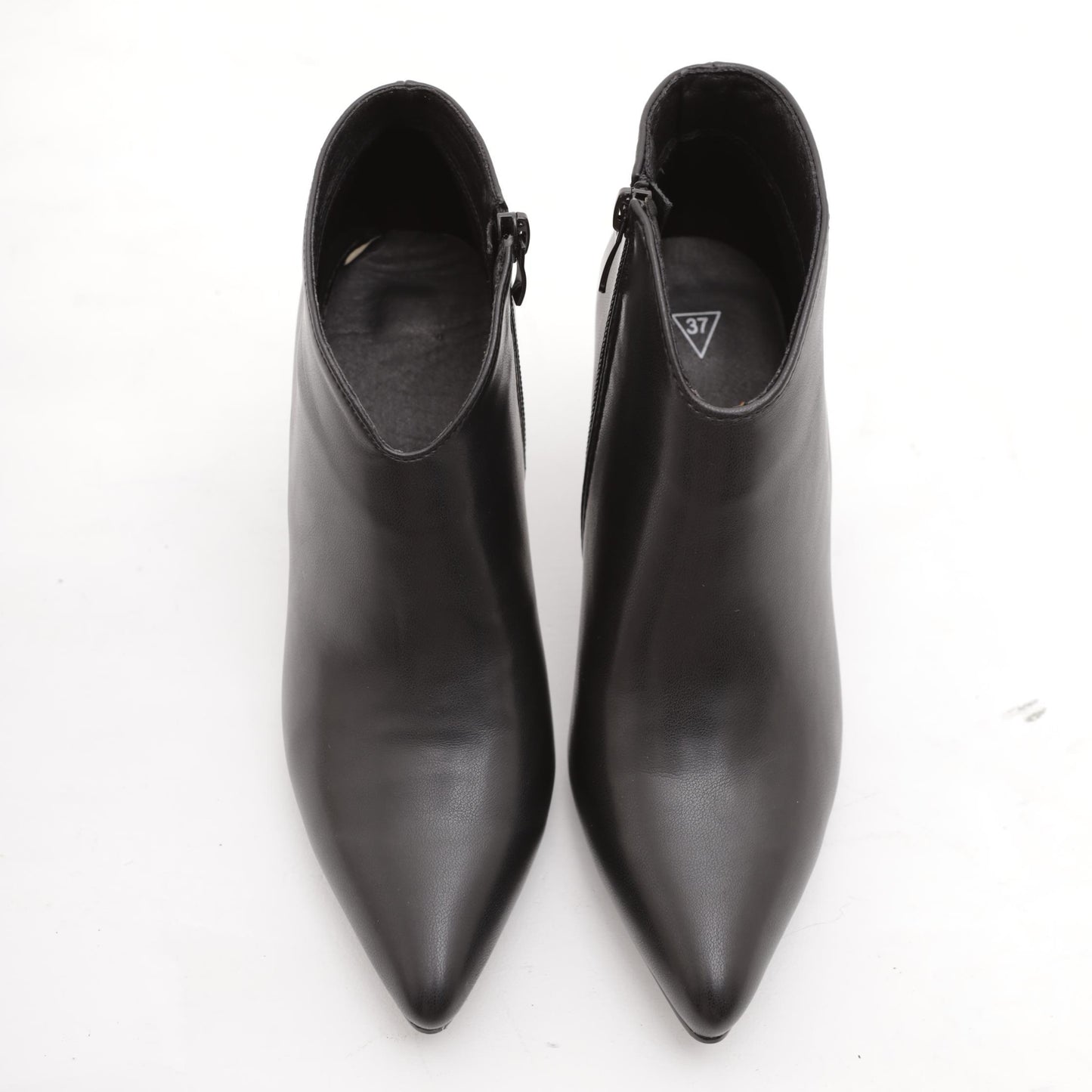 TRONCHETTO BASSO SAGOMATO NERO<BR/>