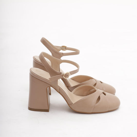 DECOLLETE' PIXIE CROSS DARK NUDE