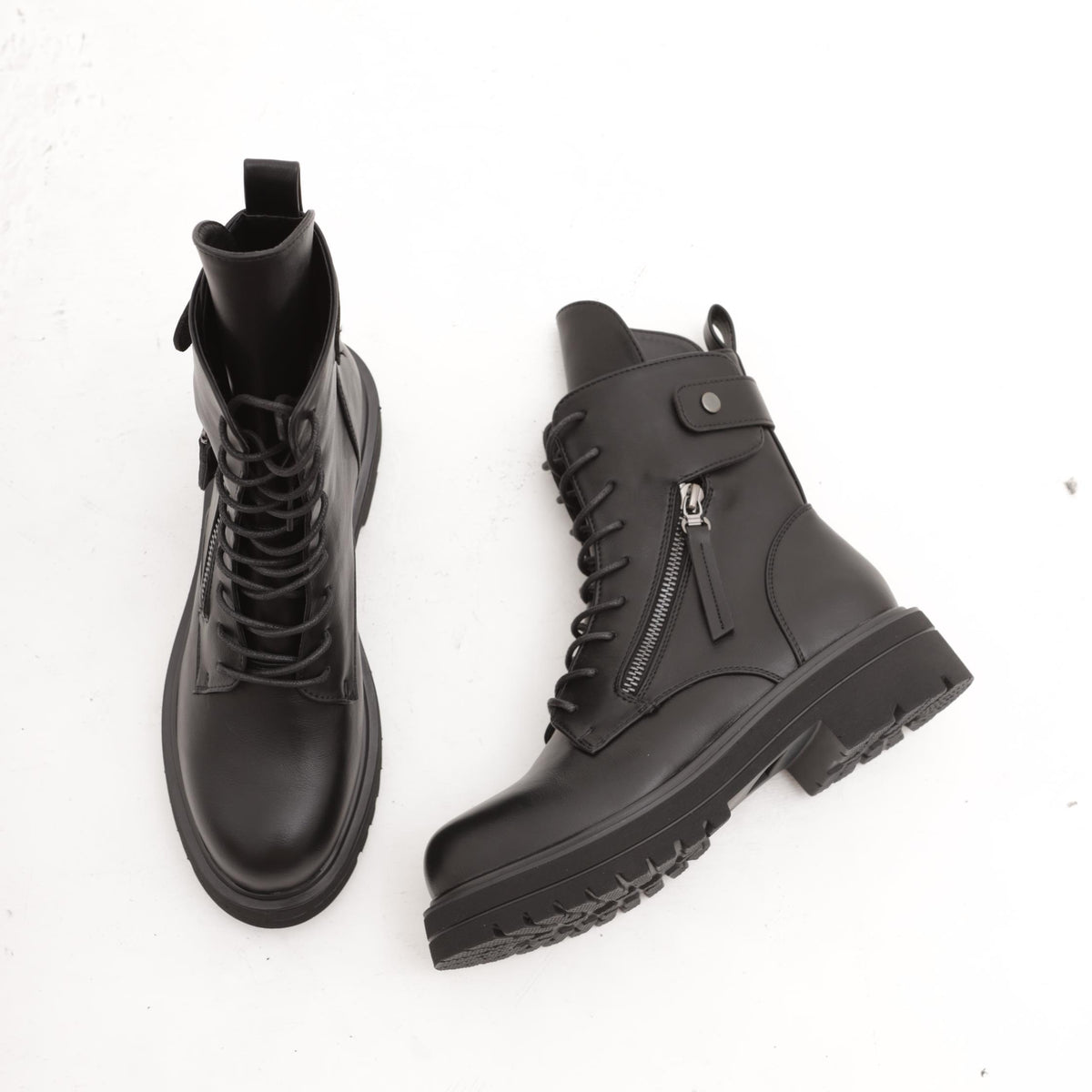 ANFIBIO ZIP CINTURINO NERO