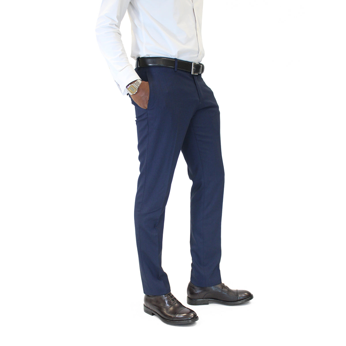 OXFORD IN PELLE VINTAGE TESTA DI MORO 
