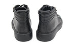 SNEAKERS ALTA IN PELLE NERA 