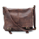BORSA TRACOLLA ECOPELLE VINTAGE MARRONE 