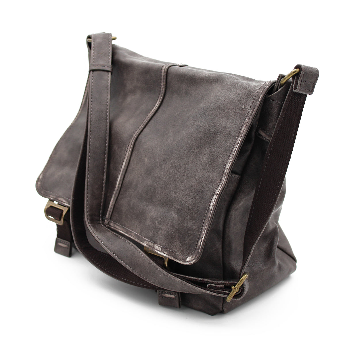 BORSA TRACOLLA ECOPELLE VINTAGE ROCCIA 