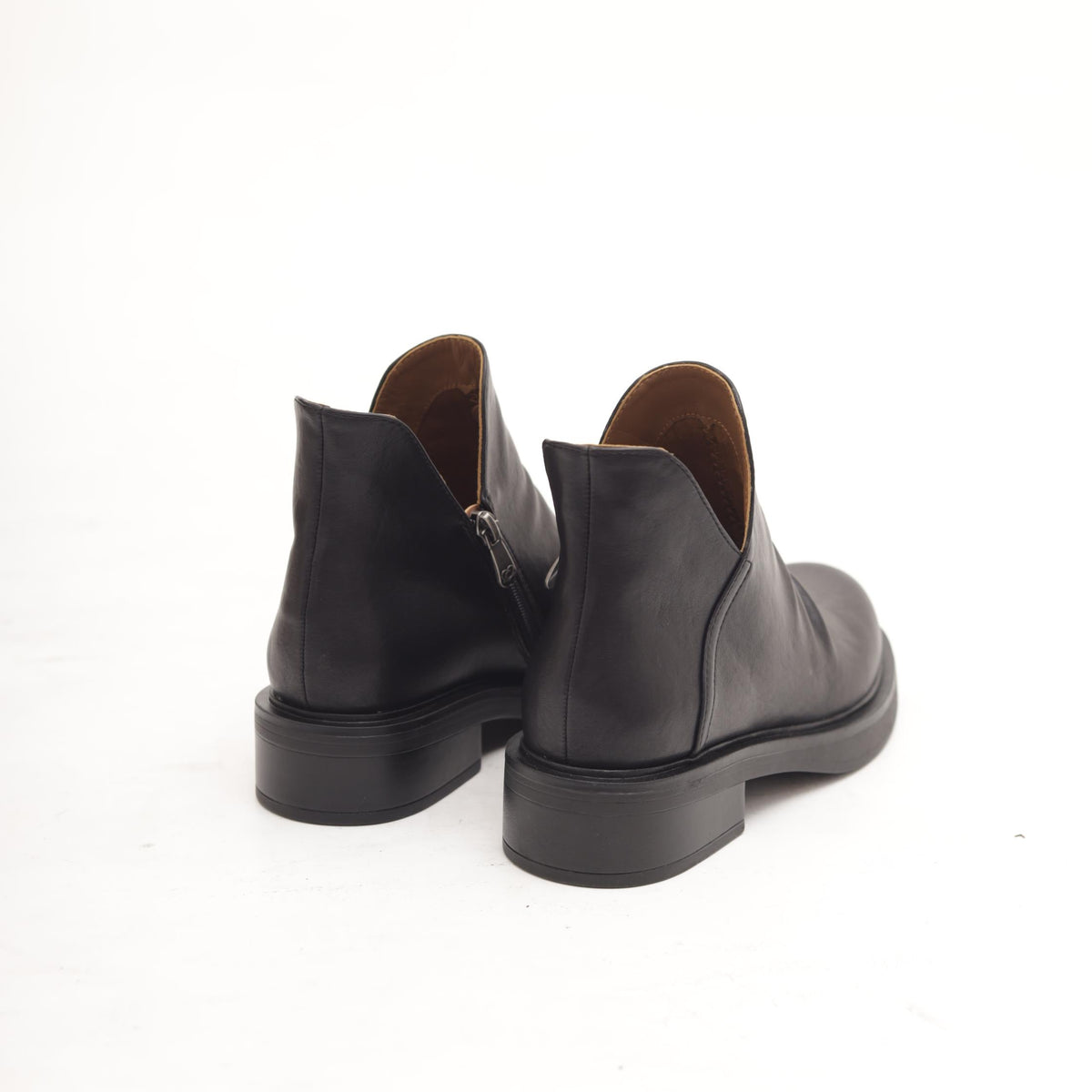 STIVALETTO ARRICCIATO NERO 