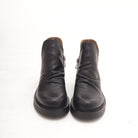 STIVALETTO ARRICCIATO NERO 