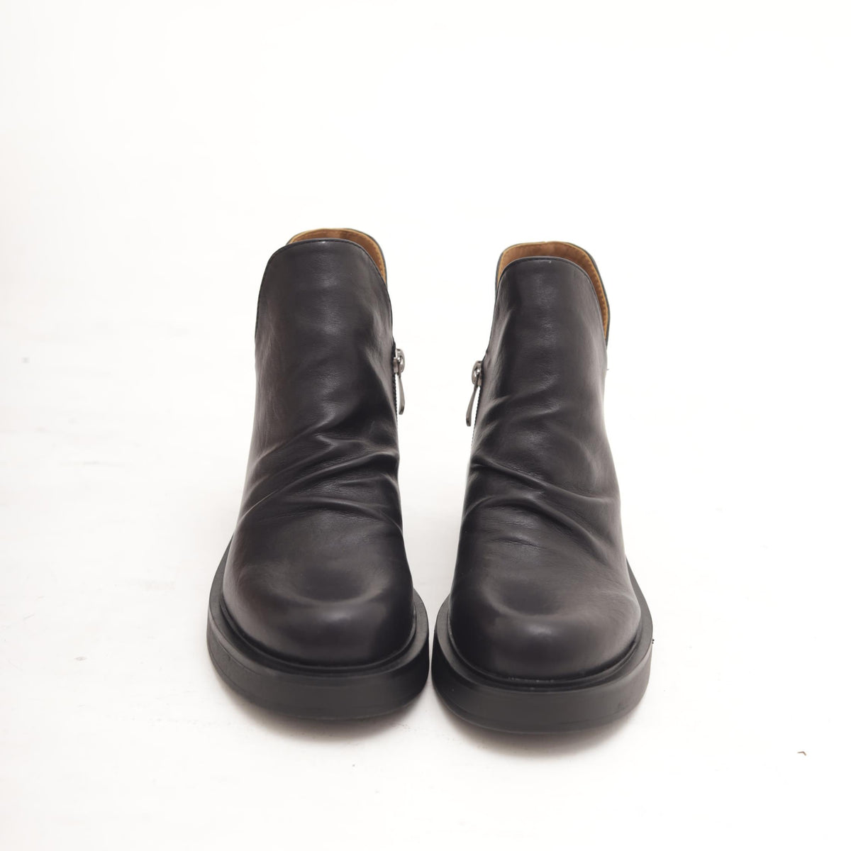STIVALETTO ARRICCIATO NERO 