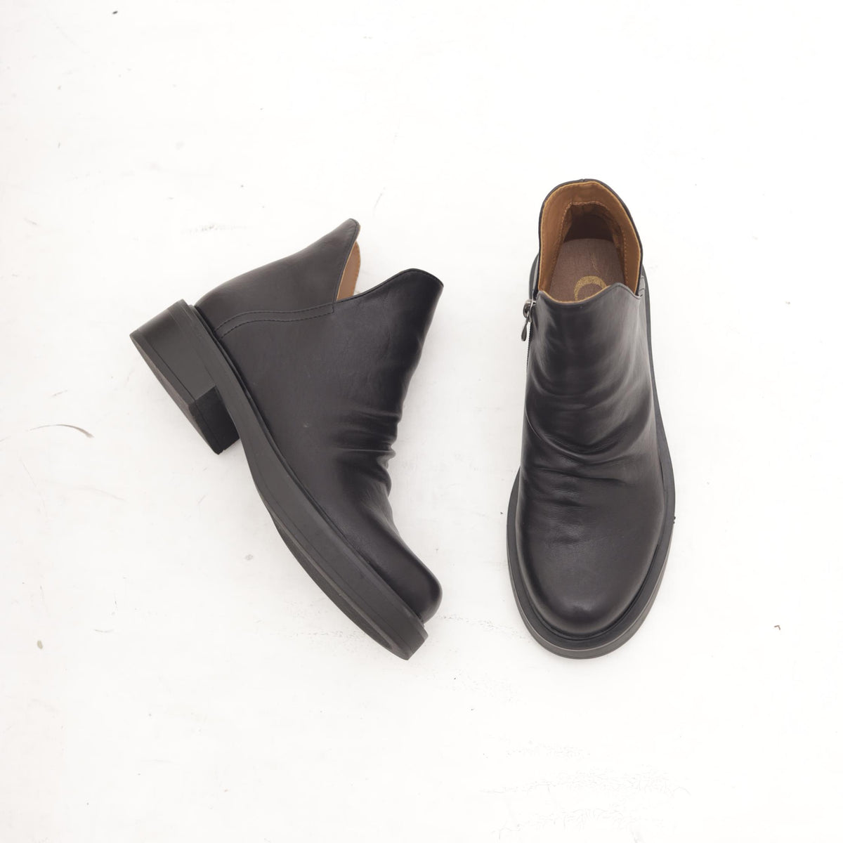 STIVALETTO ARRICCIATO NERO 