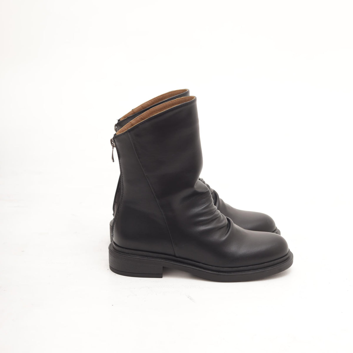 STIVALETTO BANANA NAPPA NERO 