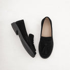 MOCASSINO NAPPINE MICROFIBRA NERO 