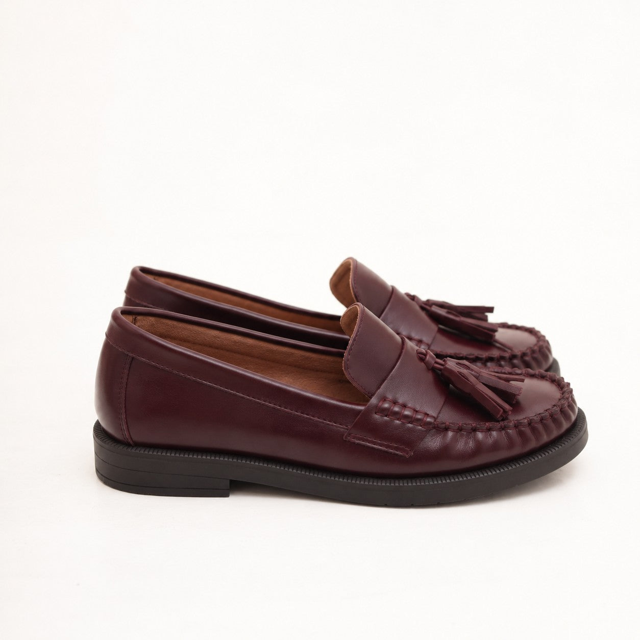 MOCASSINO NAPPINE BORDEAUX 