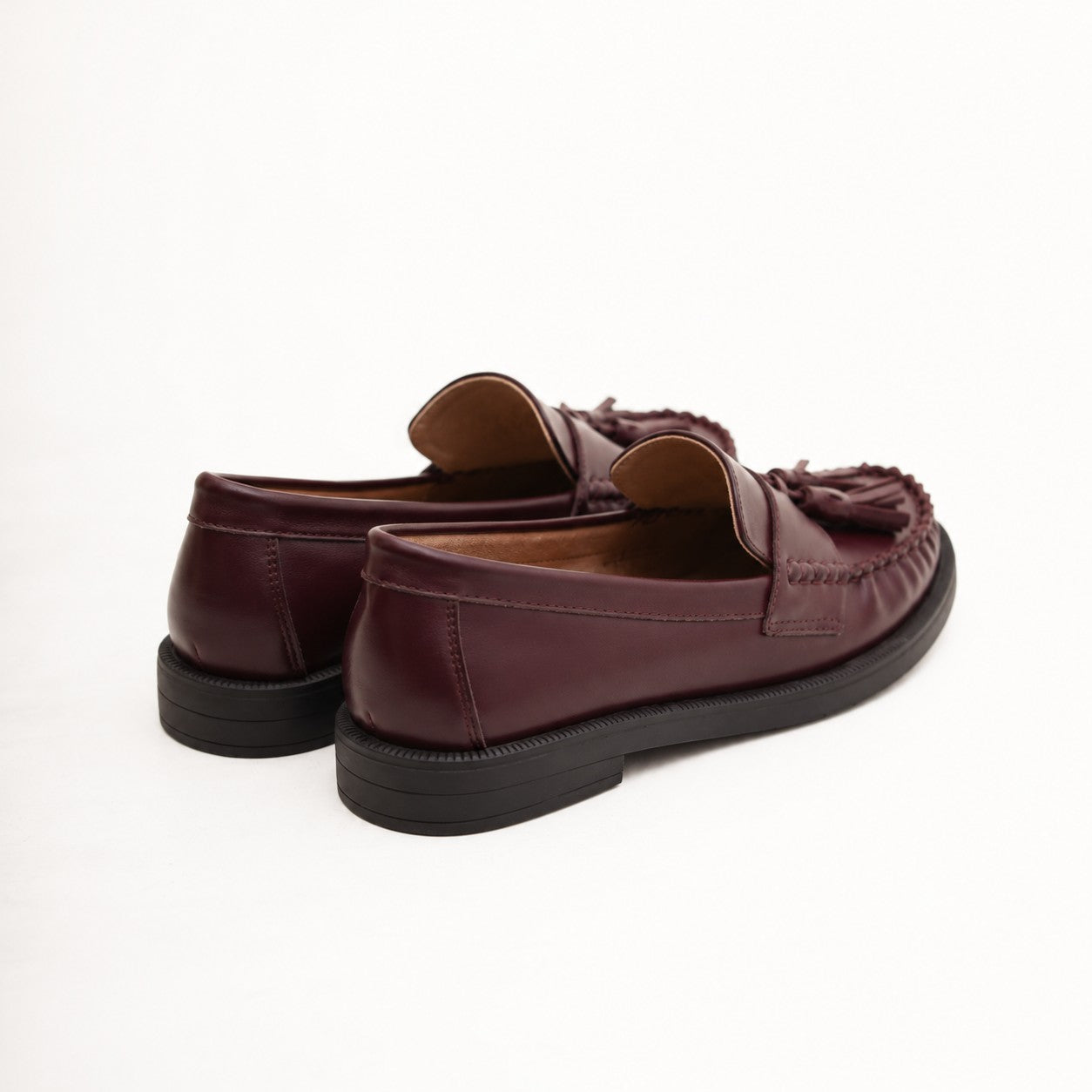 MOCASSINO NAPPINE BORDEAUX 