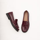MOCASSINO NAPPINE BORDEAUX 