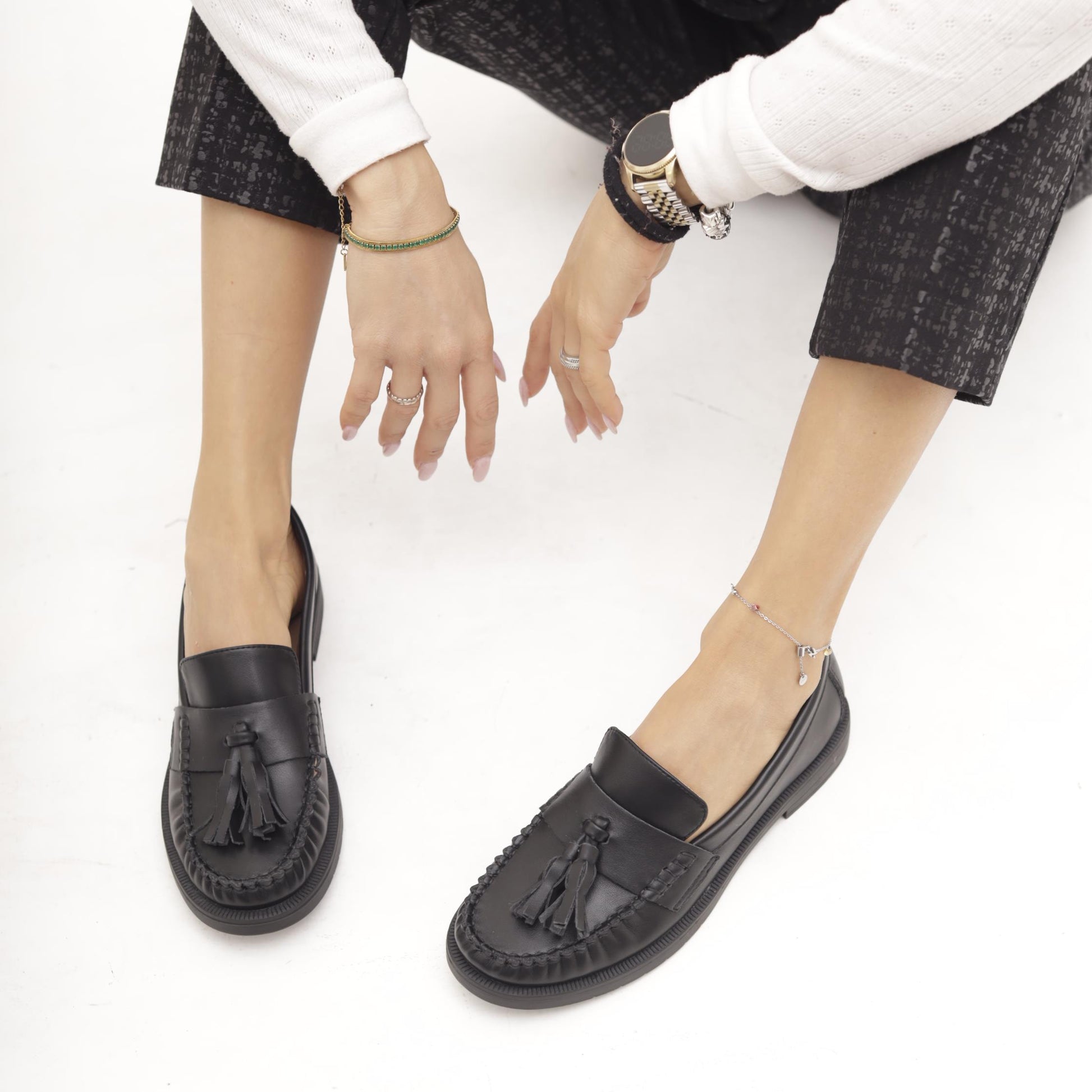 MOCASSINO NAPPINE NERO 