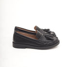 MOCASSINO ARRICCIATO NAPPINE NERO 