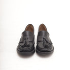 MOCASSINO ARRICCIATO NAPPINE NERO 