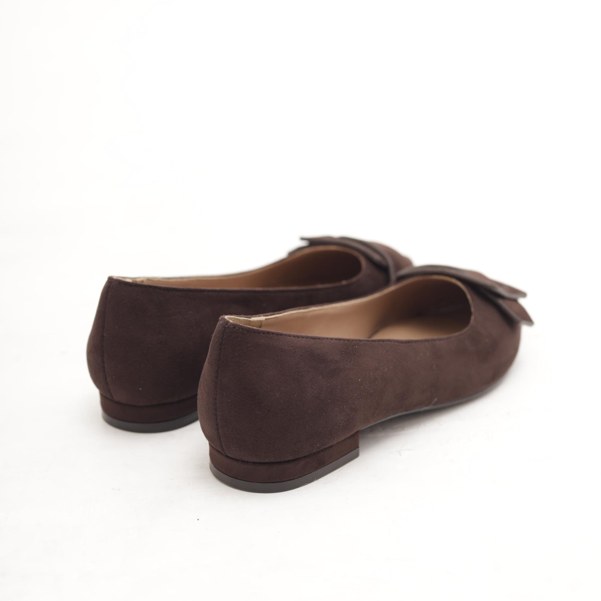 DECOLLETE FLAT MAXI FIBBIA TESTA DI MORO 