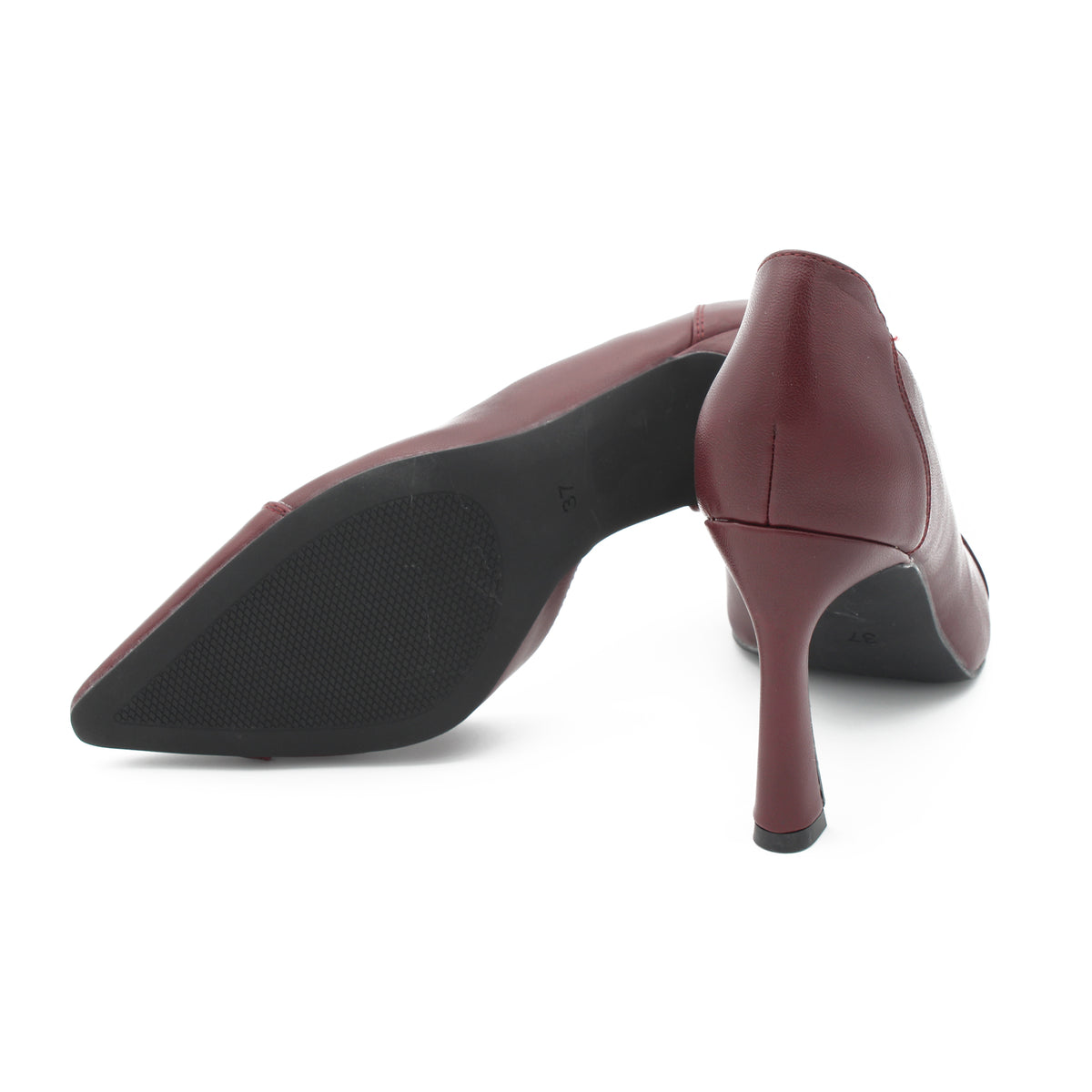 DECOLLETE ASIMMETRICA BORDEAUX 