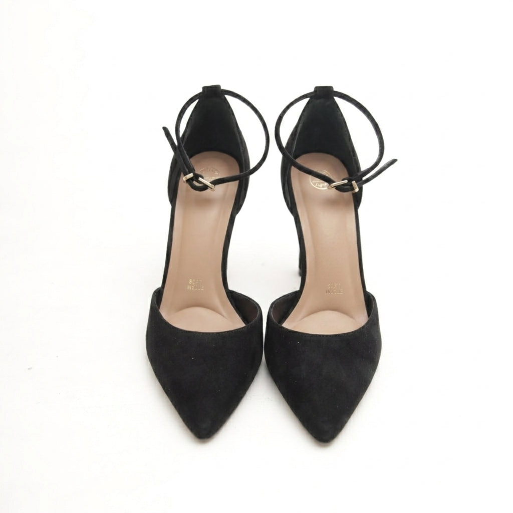 DECOLLETE CON CINTURINO NERO 