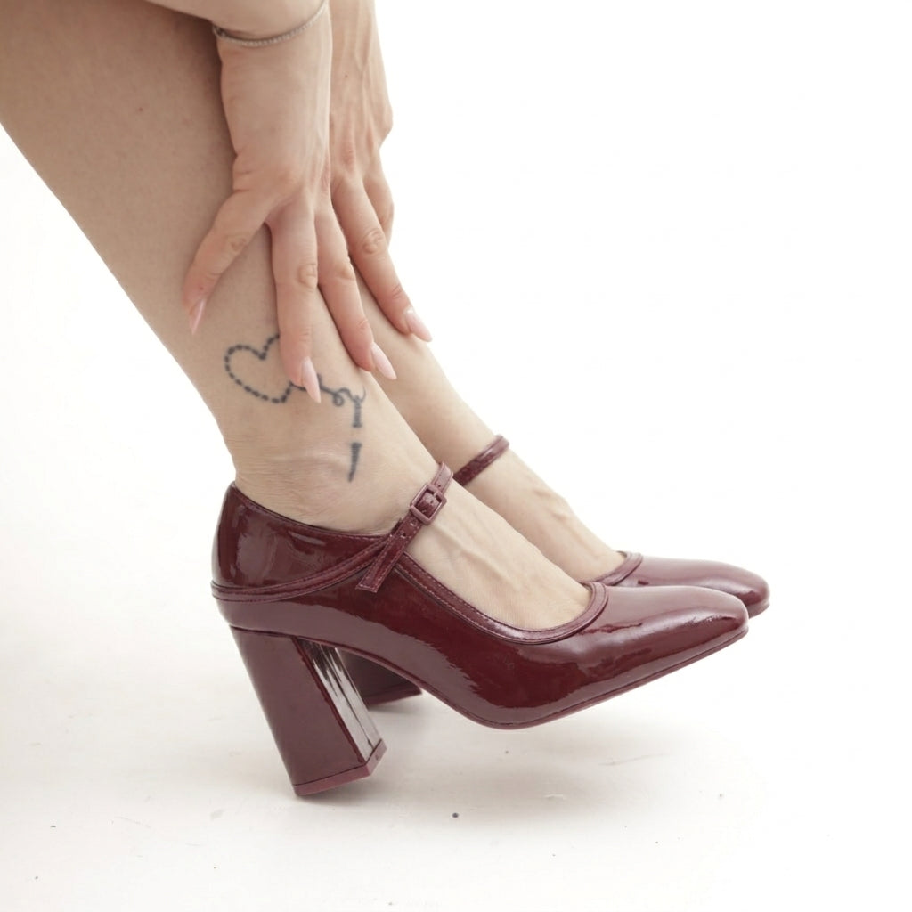 MARY JANE VERNICE BORDEAUX 