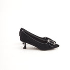 DECOLLETE MAXI FIBBIA NERO 