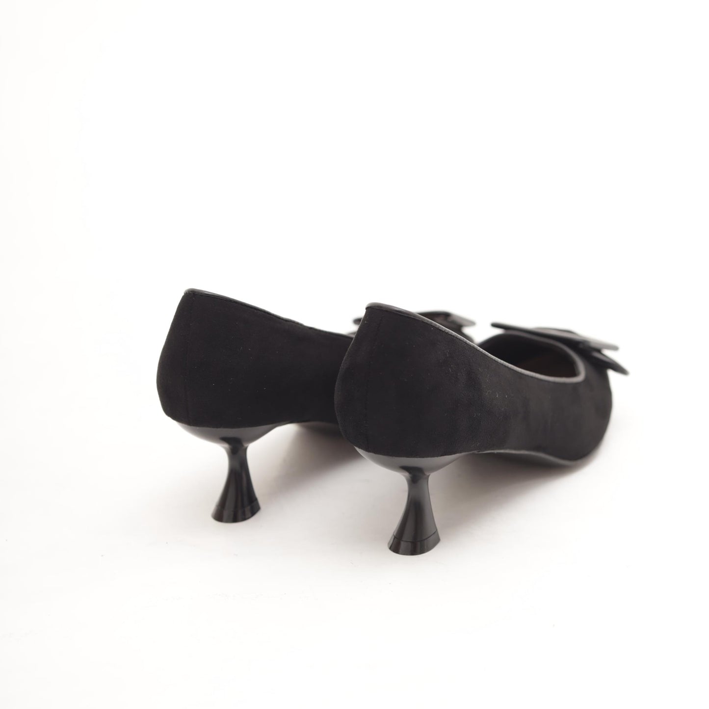 DECOLLETE MAXI FIBBIA NERO 