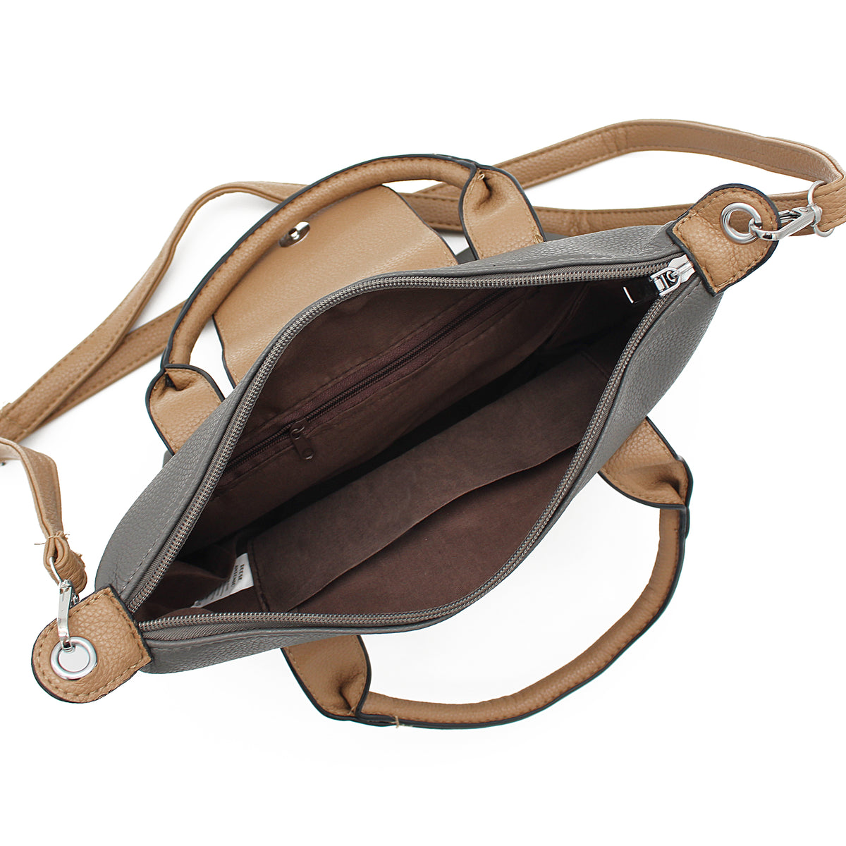 BORSA LGC ECOPELLE GRIGIA 