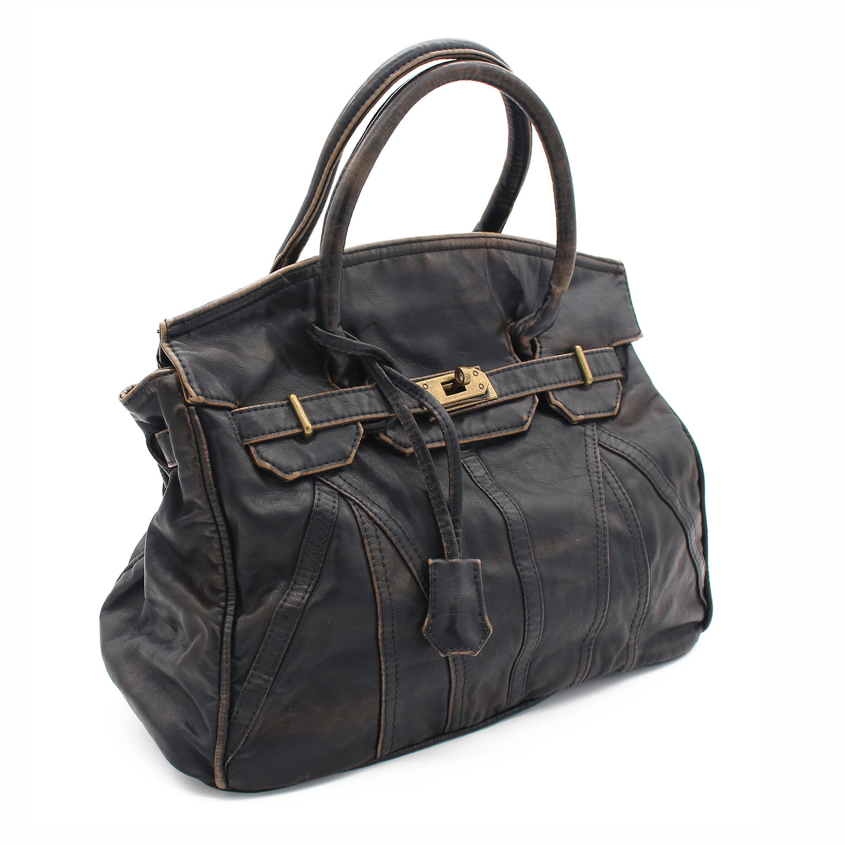 BORSA DOPPIO MANICO TESTA DI MORO 