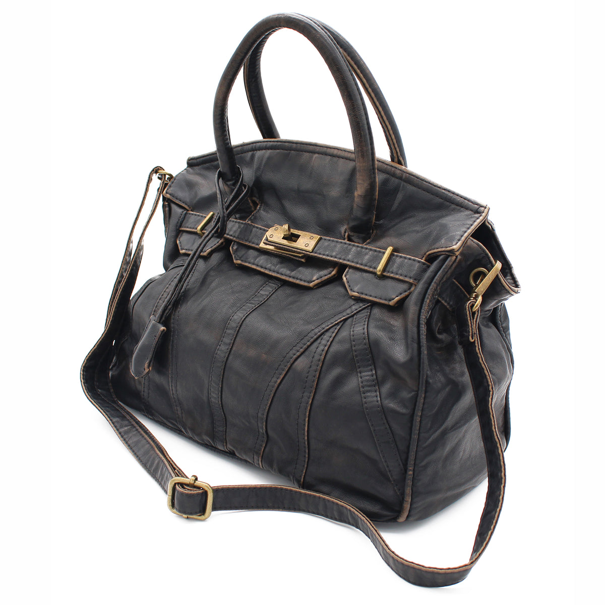BORSA DOPPIO MANICO TESTA DI MORO 